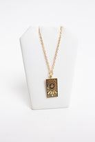 Gold Sun Tarot Necklace
