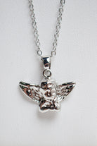 Silver Cherub Necklace
