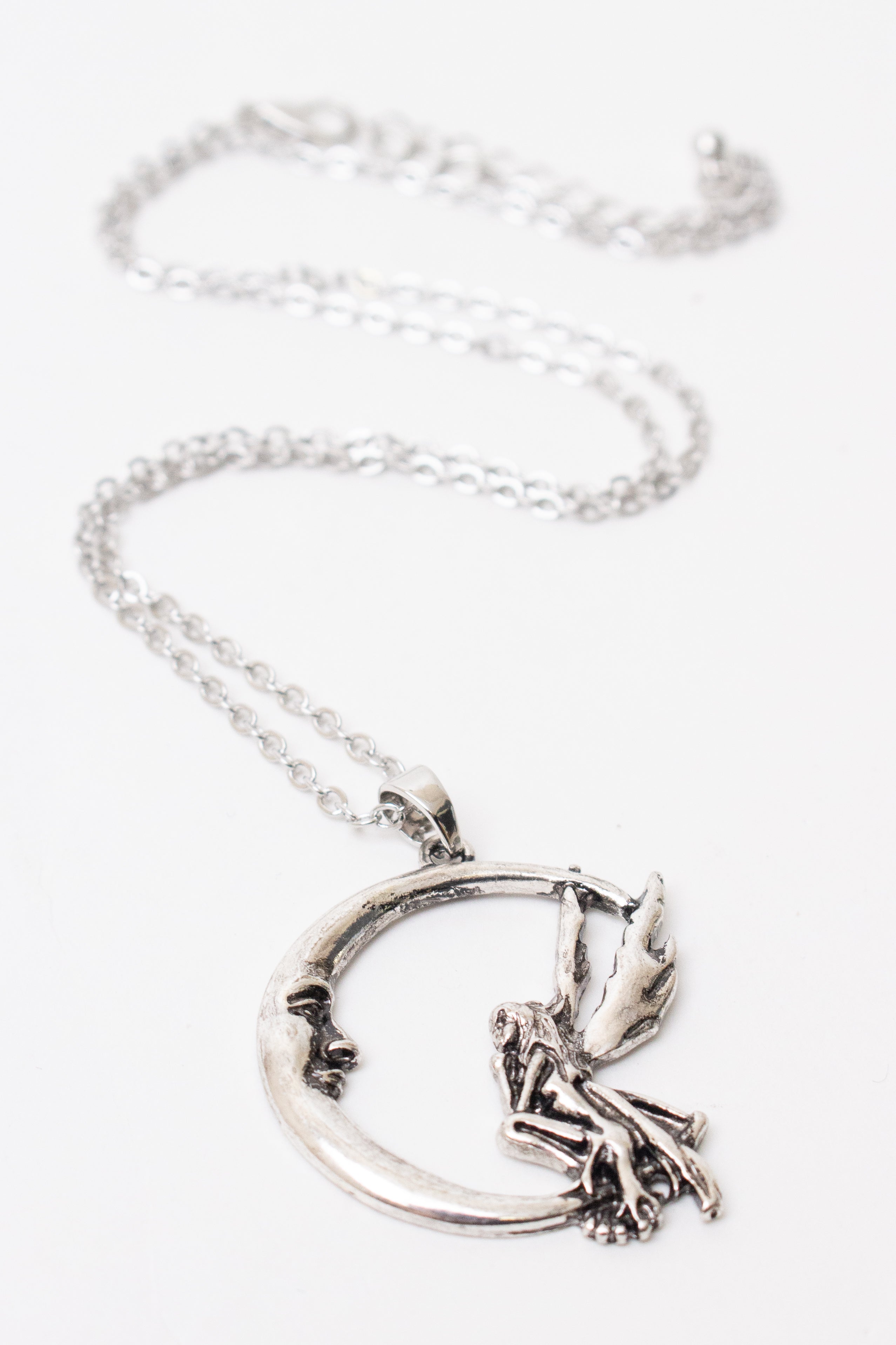 Fairy Moon Pendant Necklace