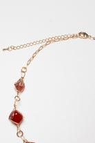 Wire Wrapped Natural Stone Necklace