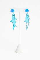 Shiny Shark Earrings