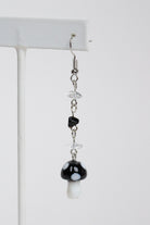Gemstone Mushroom Earrings