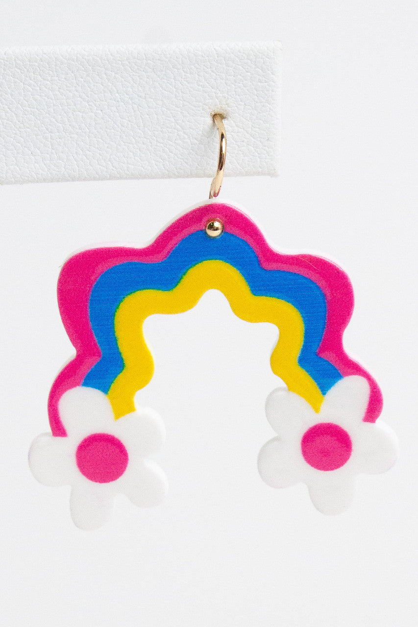 Daisy Rainbow Earrings