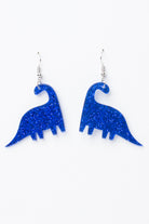 Glitter Dinosaur Earrings
