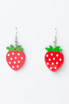 Cartoon Strawberry Earrings