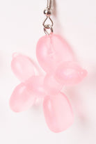 Glitter Balloon Animal Earrings