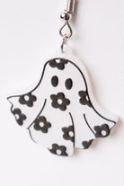 Pearlescent Floral Ghost Earrings