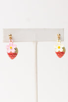 Strawberry Flower Earrings