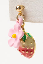 Strawberry Flower Earrings