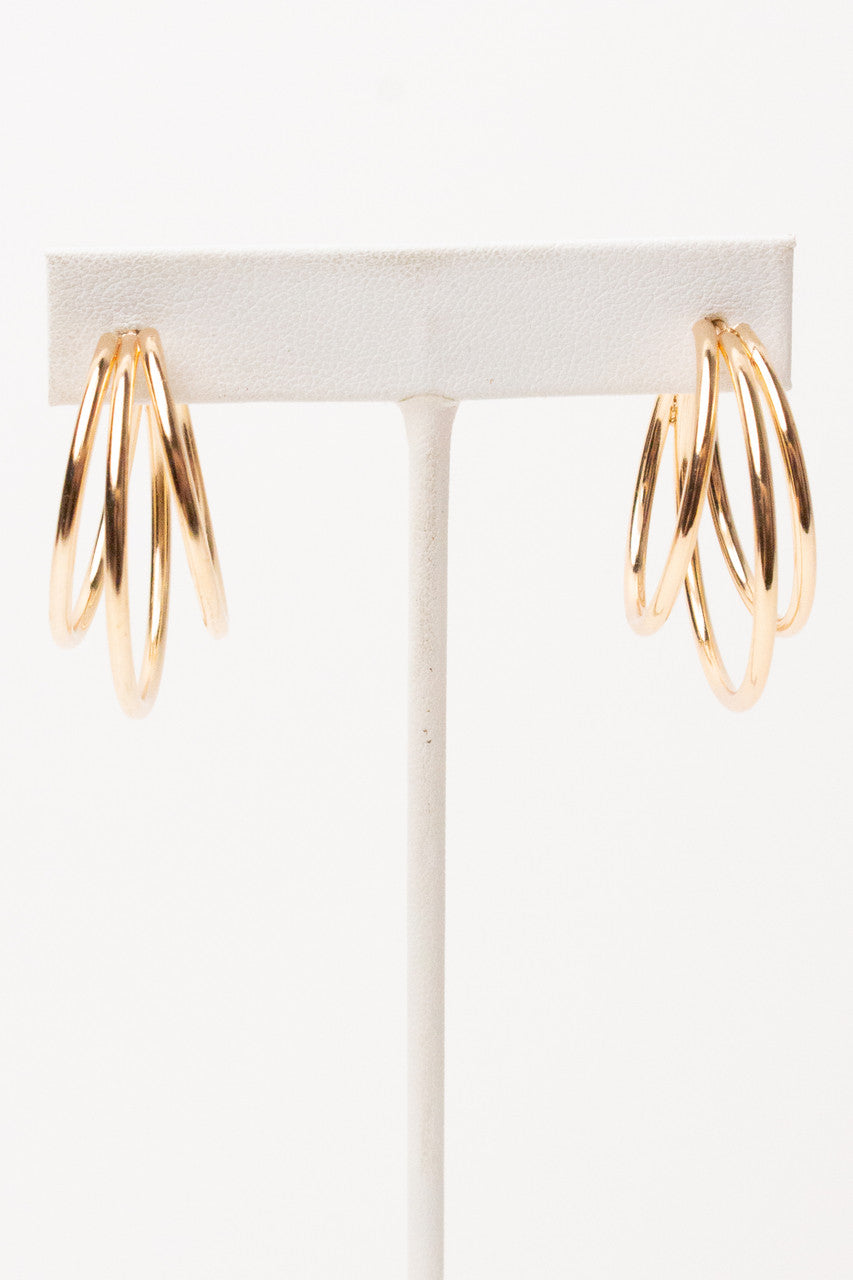 Triple Hoop Earrings