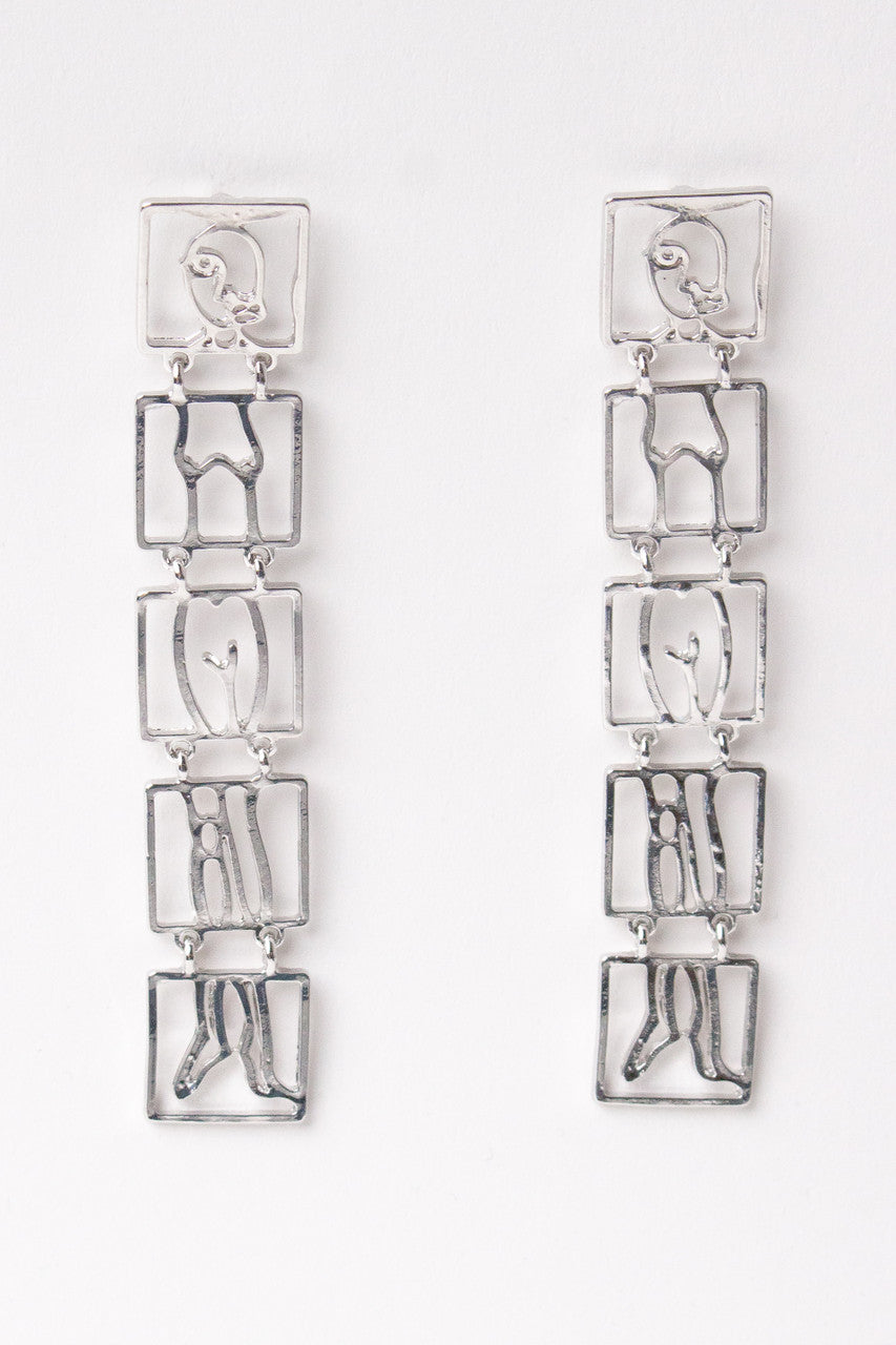 Figure Dangle Earrings