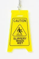 Wet Floor Sign Earrings