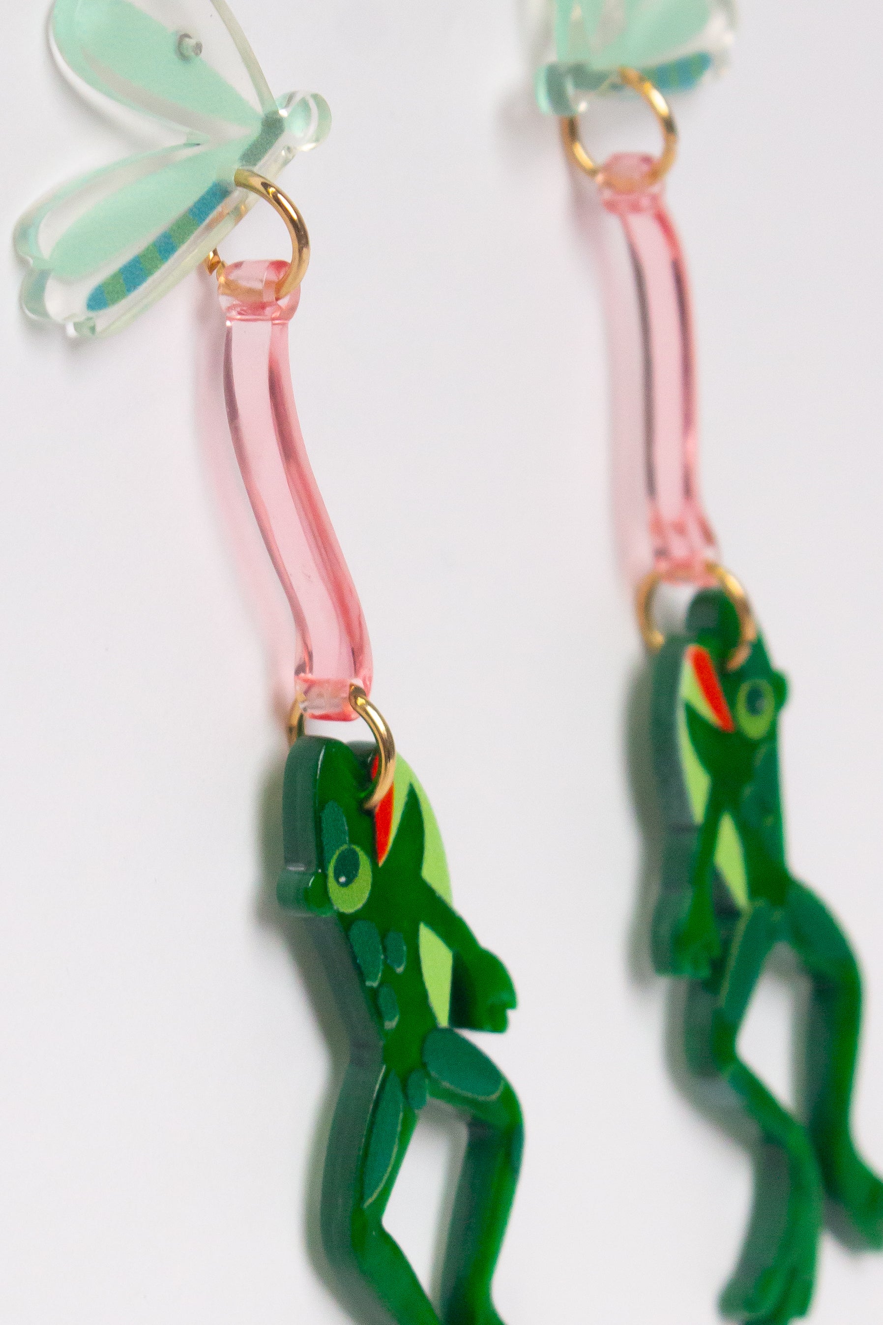 Frog & Fly Earrings