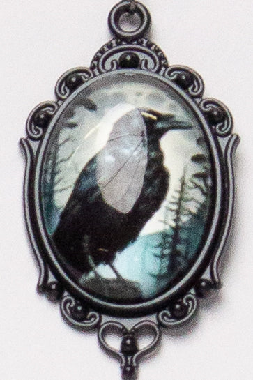 Antique Raven Earrings