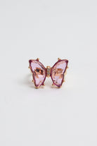 Crystal Butterfly Ring