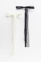 Ribbon & Lace Bow Hair Clip