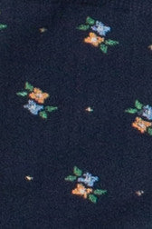 Navy Ditsy Floral Socks