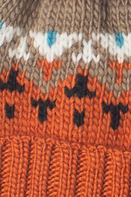 Knit Pom Fair Isle Beanie