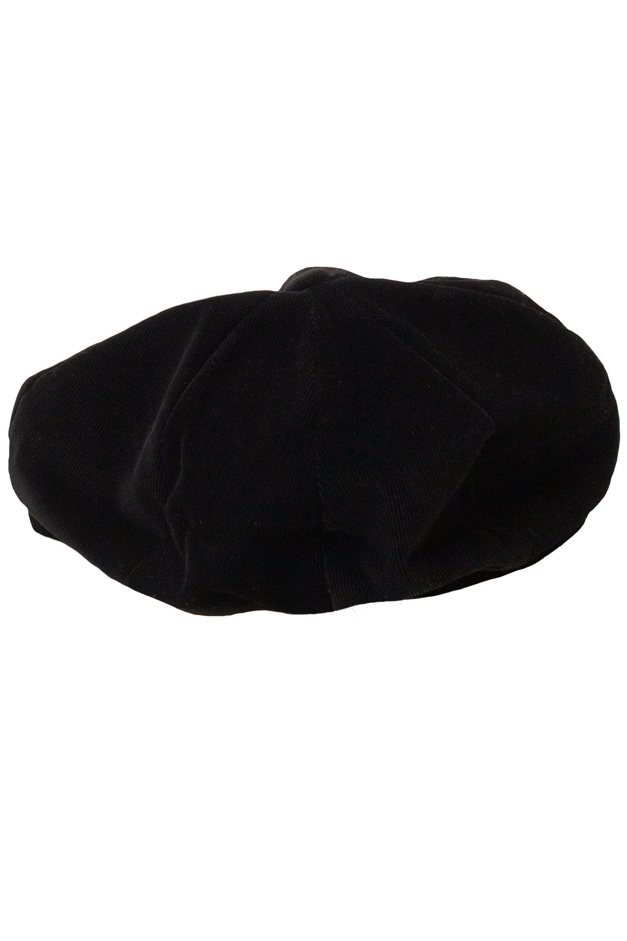 Velvet Corduroy Chain Cabbie Hat