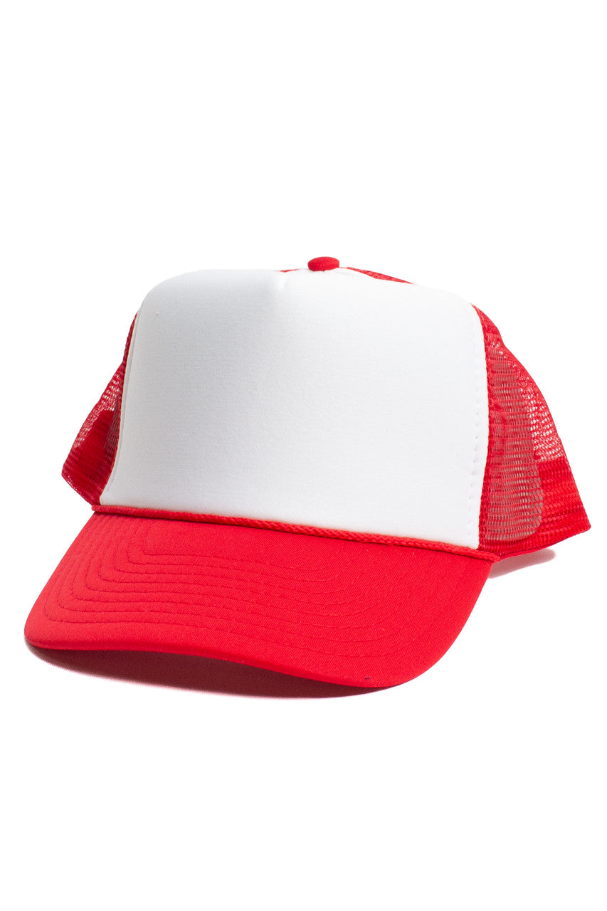 Red & White Trucker Hat