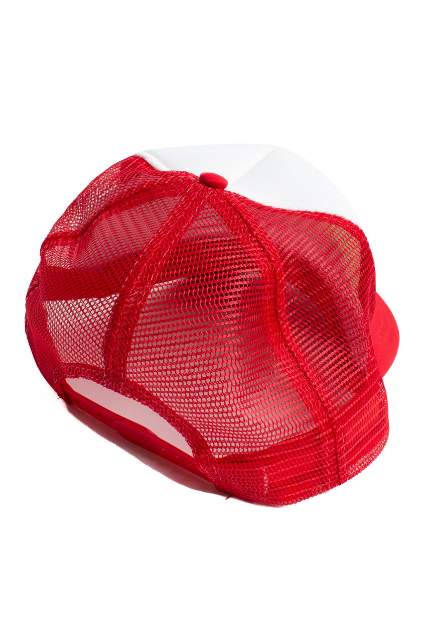 Red & White Trucker Hat