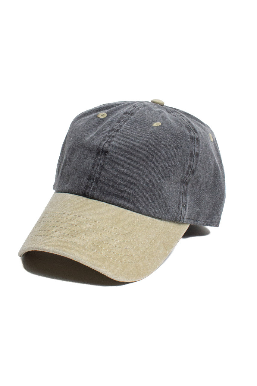 Charcoal & Khaki Dad Hat