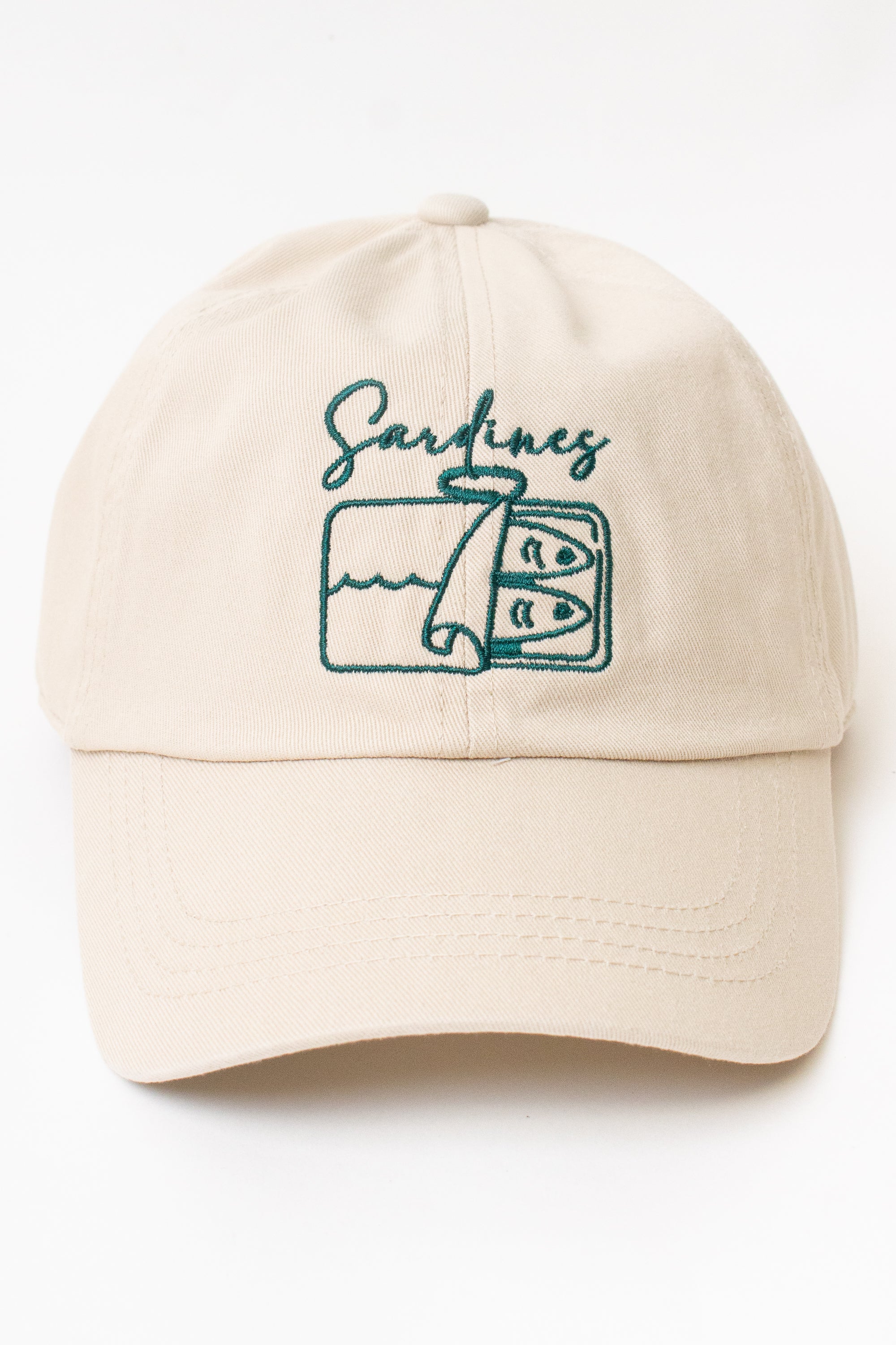Embroidered Sardines Hat