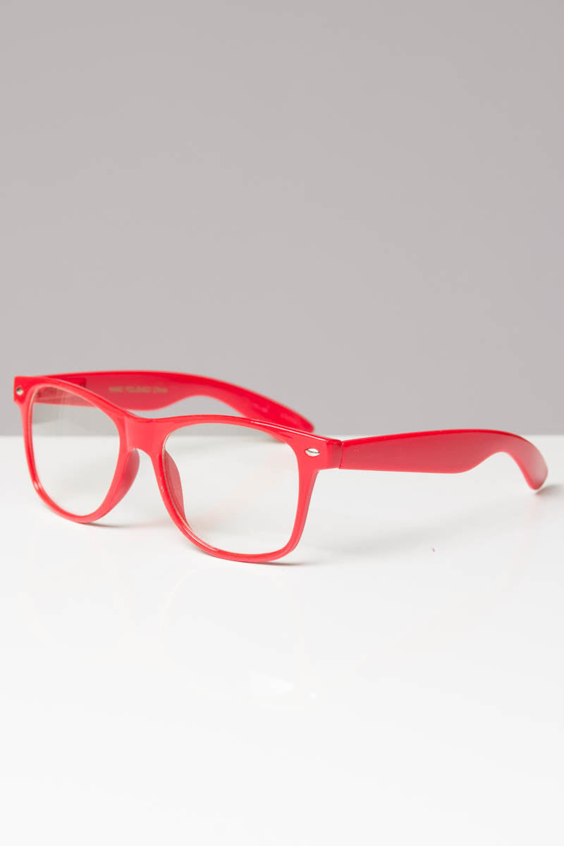 Square Neon Glasses