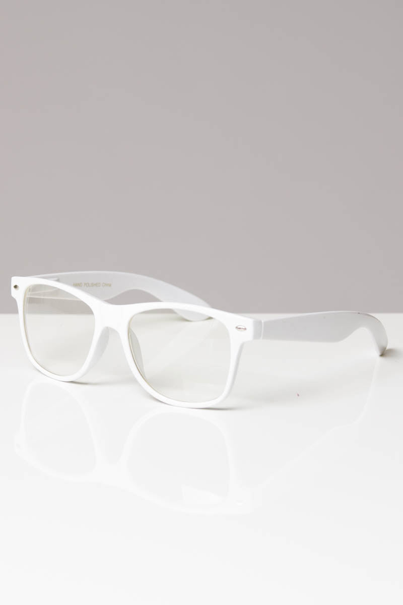 Square Neon Glasses