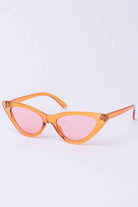 Clear Colored Cat Eye Sunglasses
