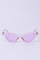Clear Colored Cat Eye Sunglasses
