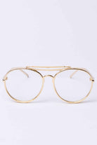 Thick Metallic Bar Glasses