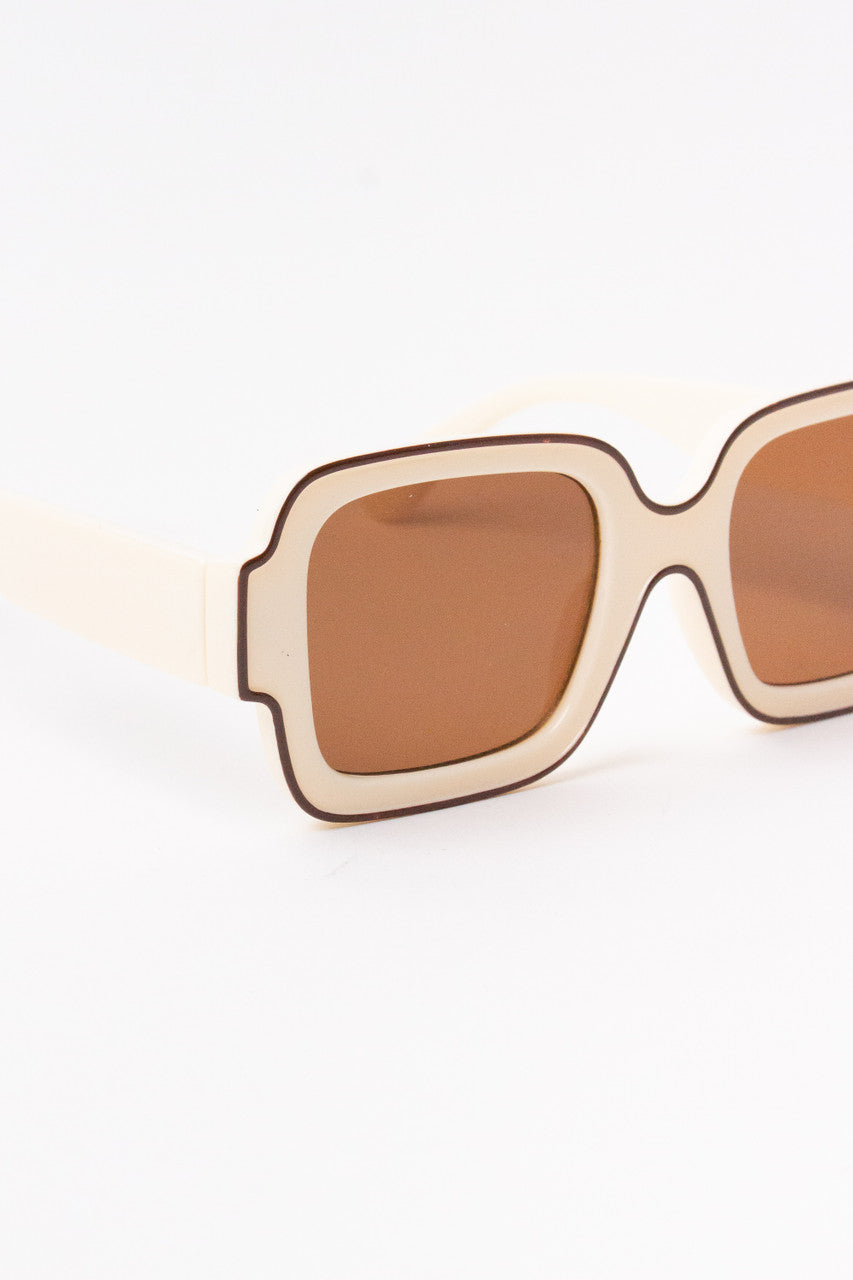 Retro Outline Sunglasses