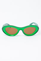 Oval Outline Frame Sunglasses