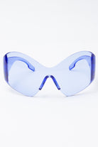 Rimless Goggle Shield Sunglasses