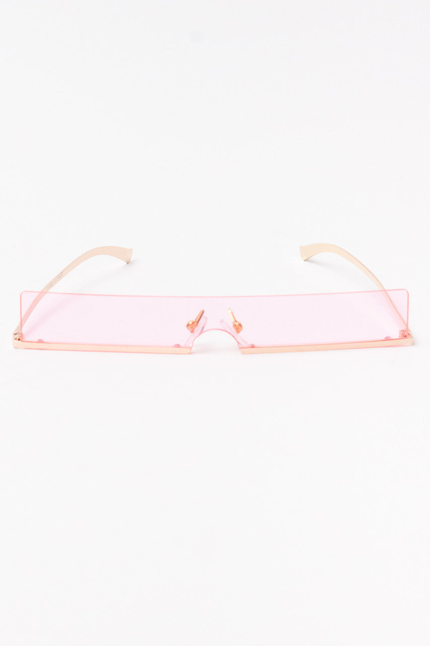 Slim Rimless Sunglasses