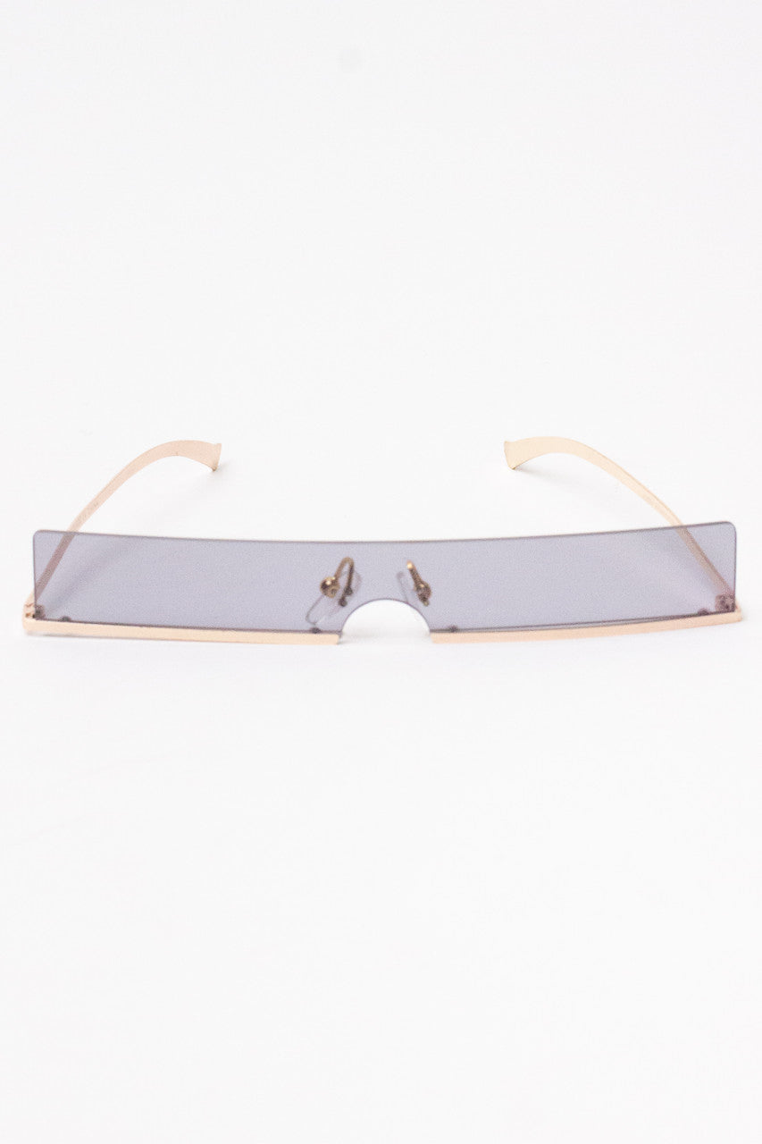 Slim Rimless Sunglasses