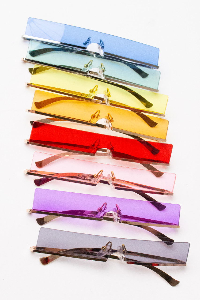 Slim Rimless Sunglasses