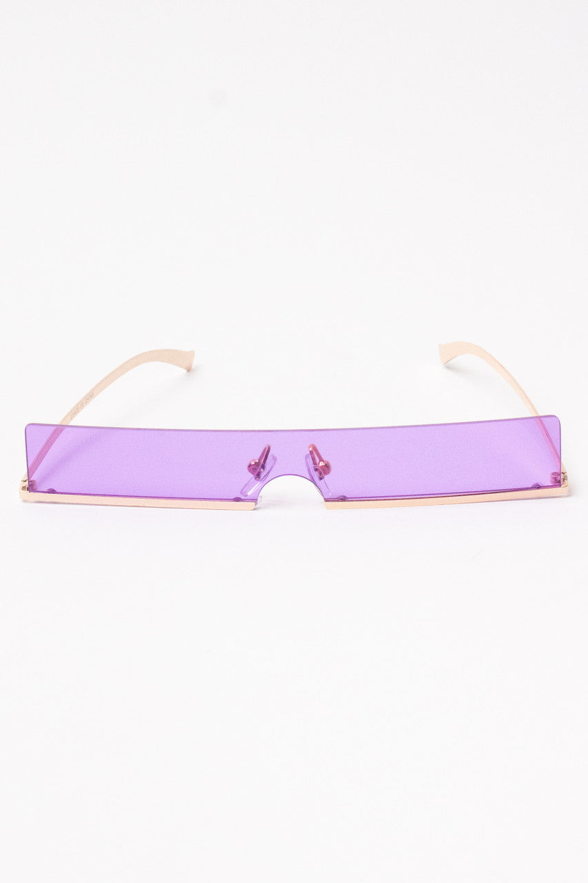 Slim Rimless Sunglasses