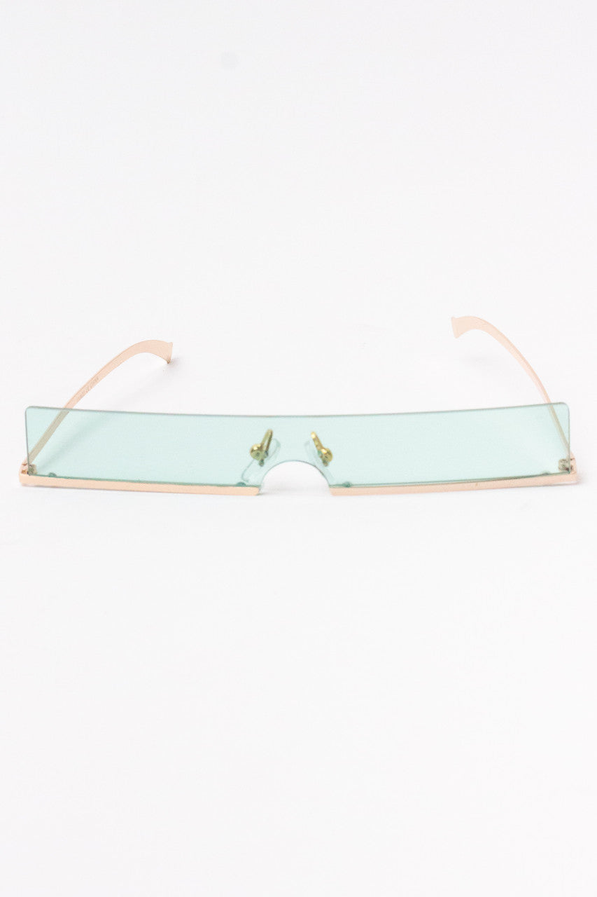 Slim Rimless Sunglasses