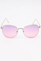 Rounded Square Ombre Sunglasses - Pink