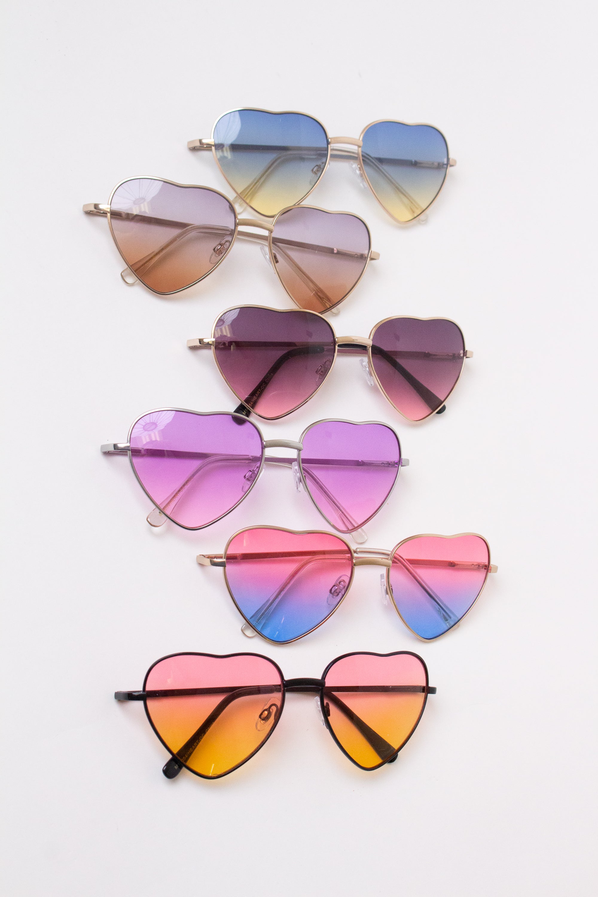 Ombre Heart Sunglasses