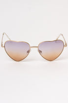 Ombre Heart Sunglasses - Gray
