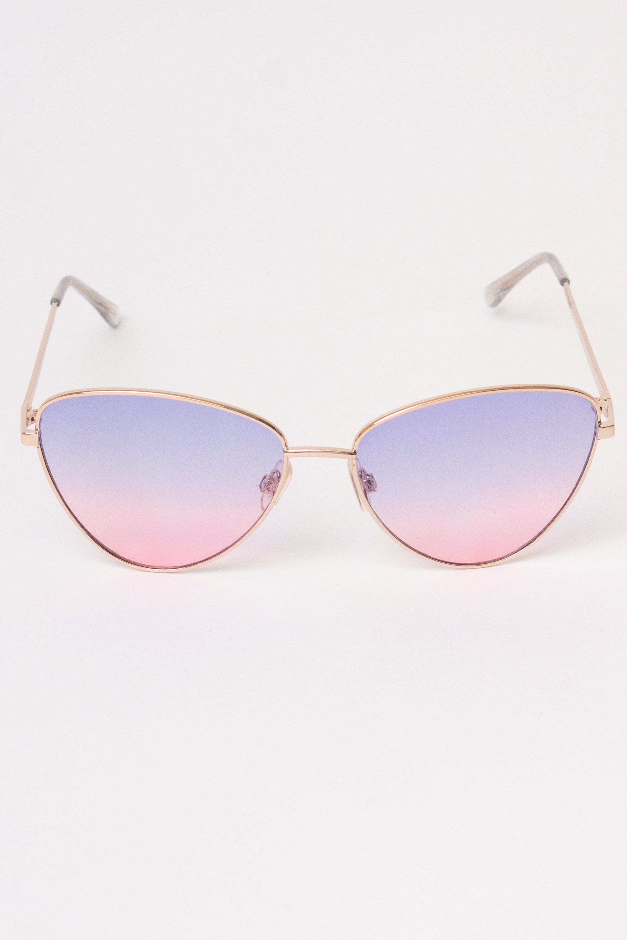 Triangle Ombre Sunglasses - Pink/Blue