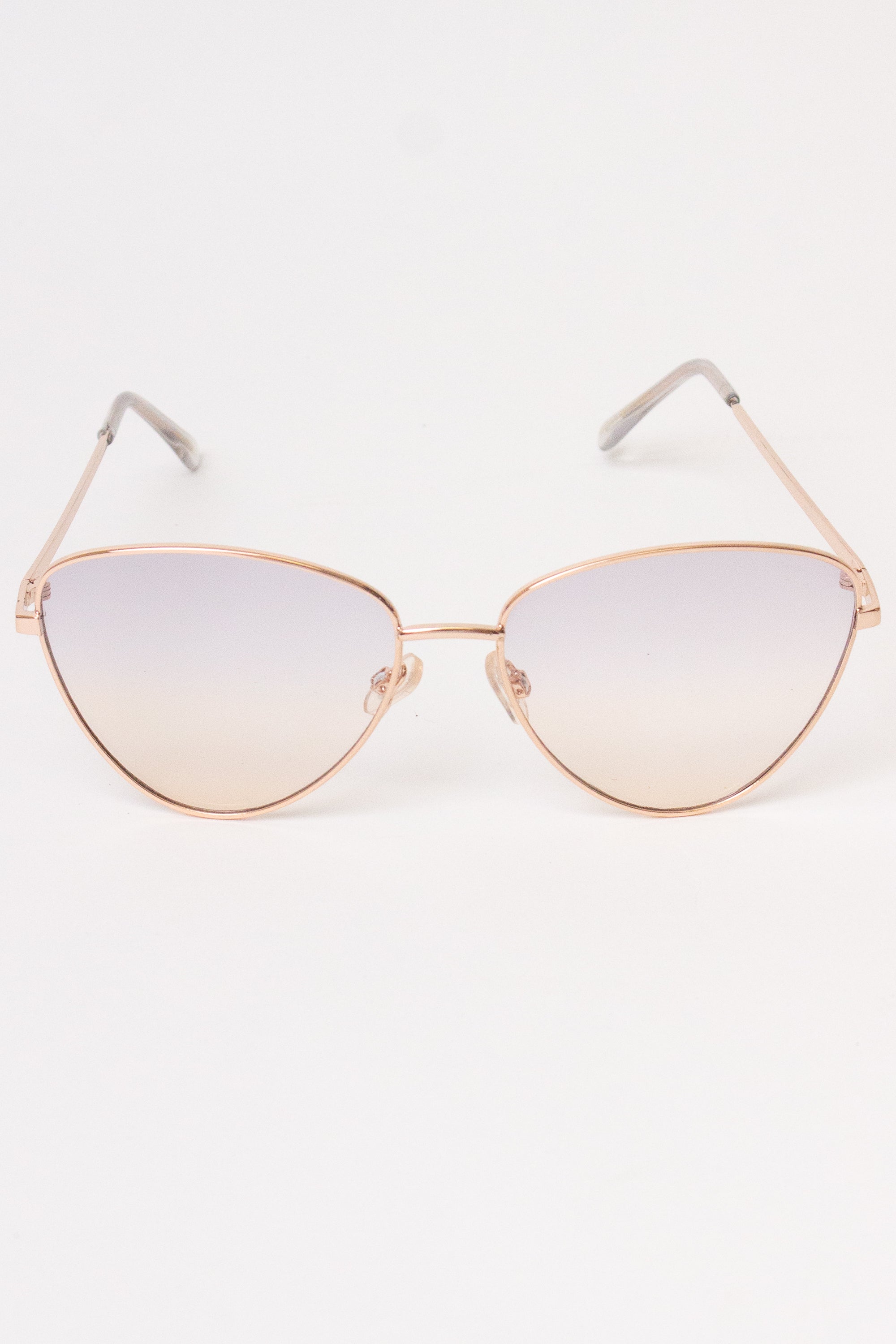 Triangle Ombre Sunglasses - Light Gray