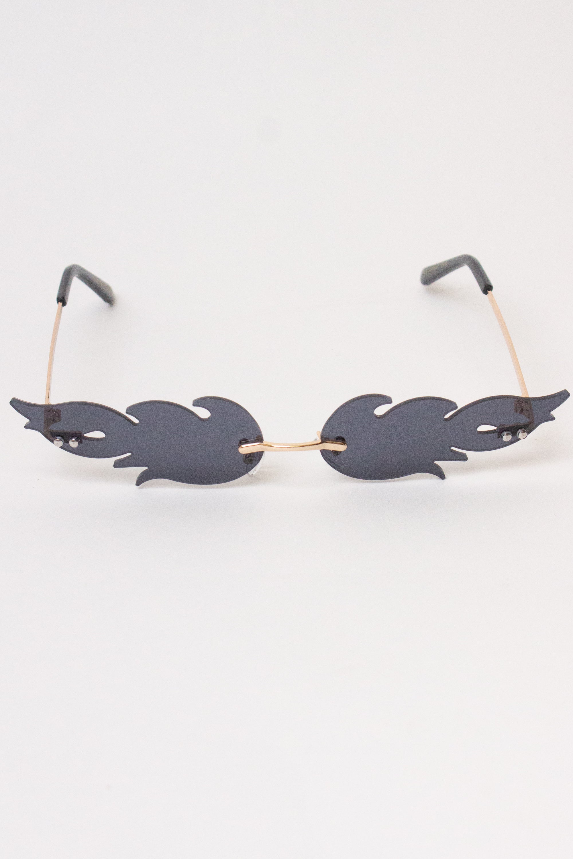 Flame Lens Sunglasses - Black