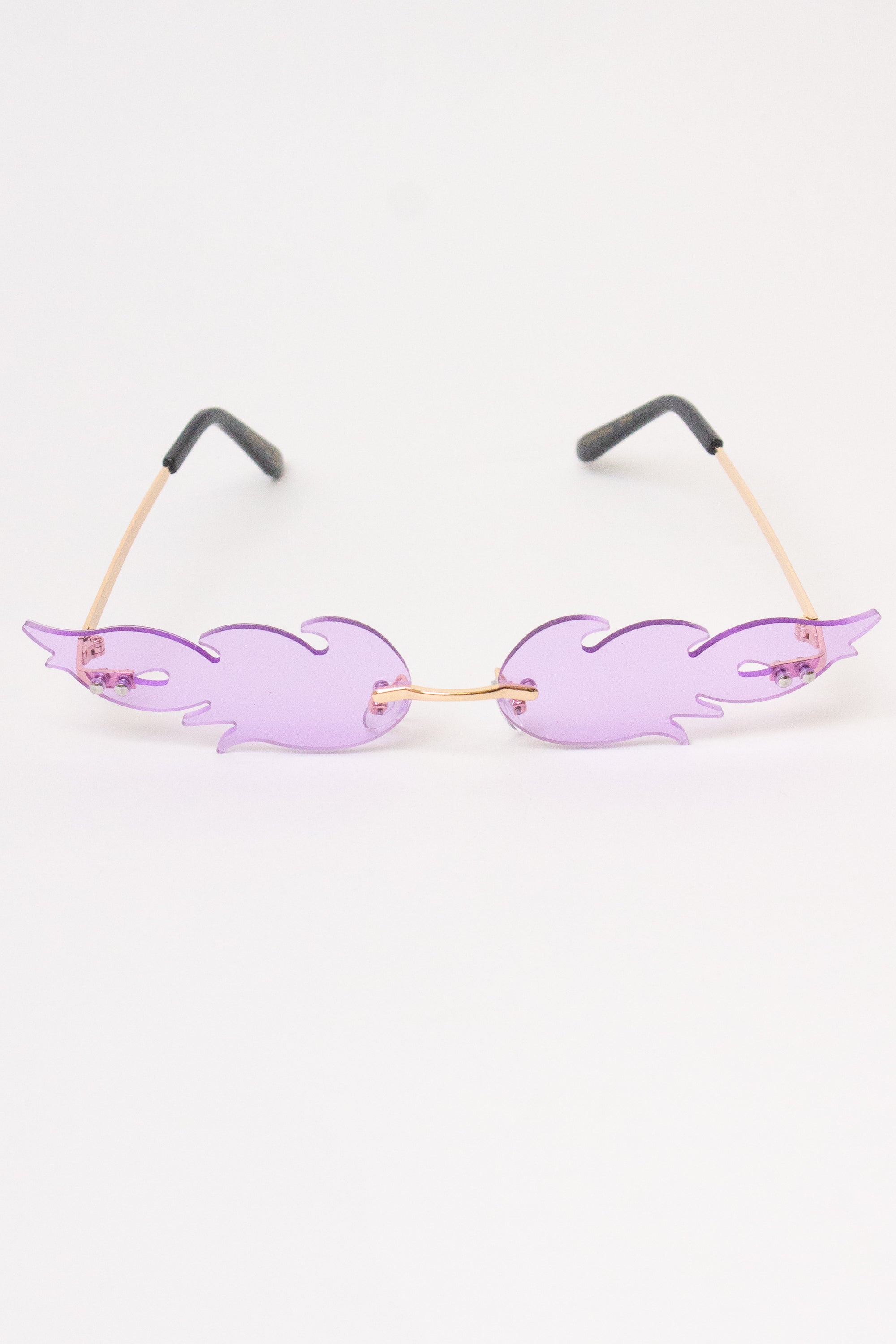 Flame Lens Sunglasses - Purple