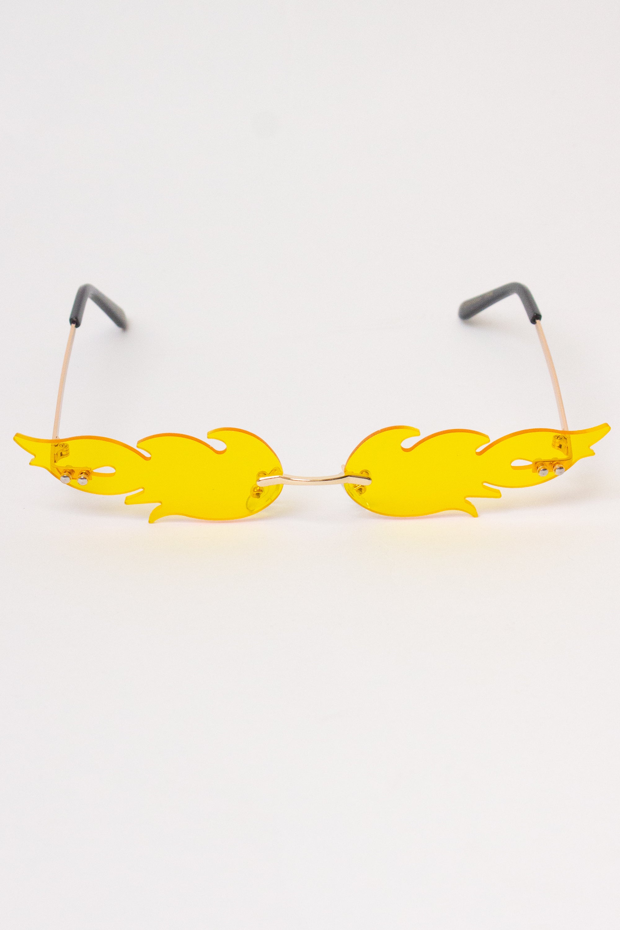 Flame Lens Sunglasses - Yellow