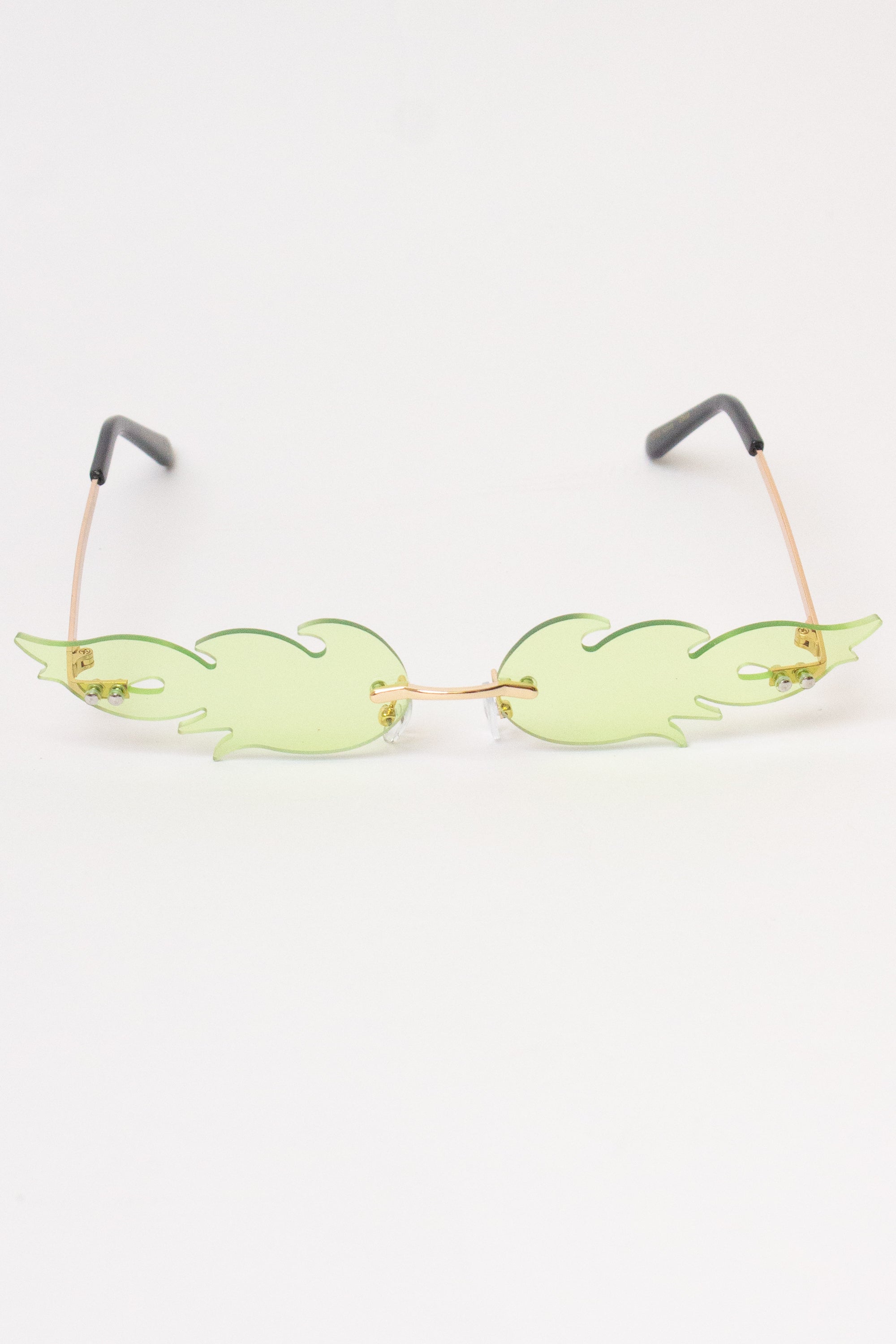 Flame Lens Sunglasses - Green