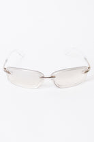 Y2K Clear Rectangle Lens Sunglasses